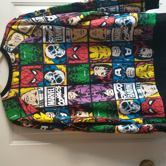 Marvel Comic Superhero Faces Sweatshirt | large - Picture 7 of 9
